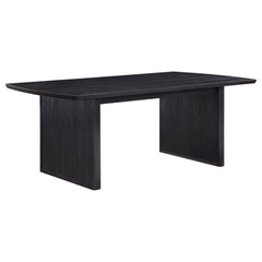 Brookmead 100-inch Extension Leaf Dining Table Black - MyWaynesHome #
