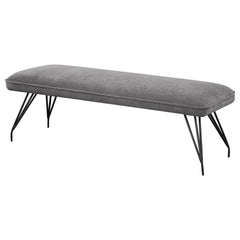 Dodson Fabric Upholstered Dining Bench Grey - MyWaynesHome #