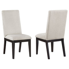 Hathaway Upholstered Dining Side Chair Cream (set Of 2) - MyWaynesHome #
