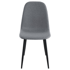 Dennison Upholstered Dining Side Chair Grey (set Of 4) - MyWaynesHome #