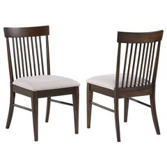 Everton Wood Dining Side Chair Dark Walnut (set Of 2) - MyWaynesHome #