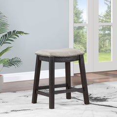Elliston Backless Counter Stool Dark Grey (set Of 2) - MyWaynesHome #