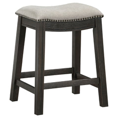 Elliston Backless Counter Stool Dark Grey (set Of 2) - MyWaynesHome #