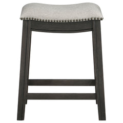 Elliston Backless Counter Stool Dark Grey (set Of 2) - MyWaynesHome #