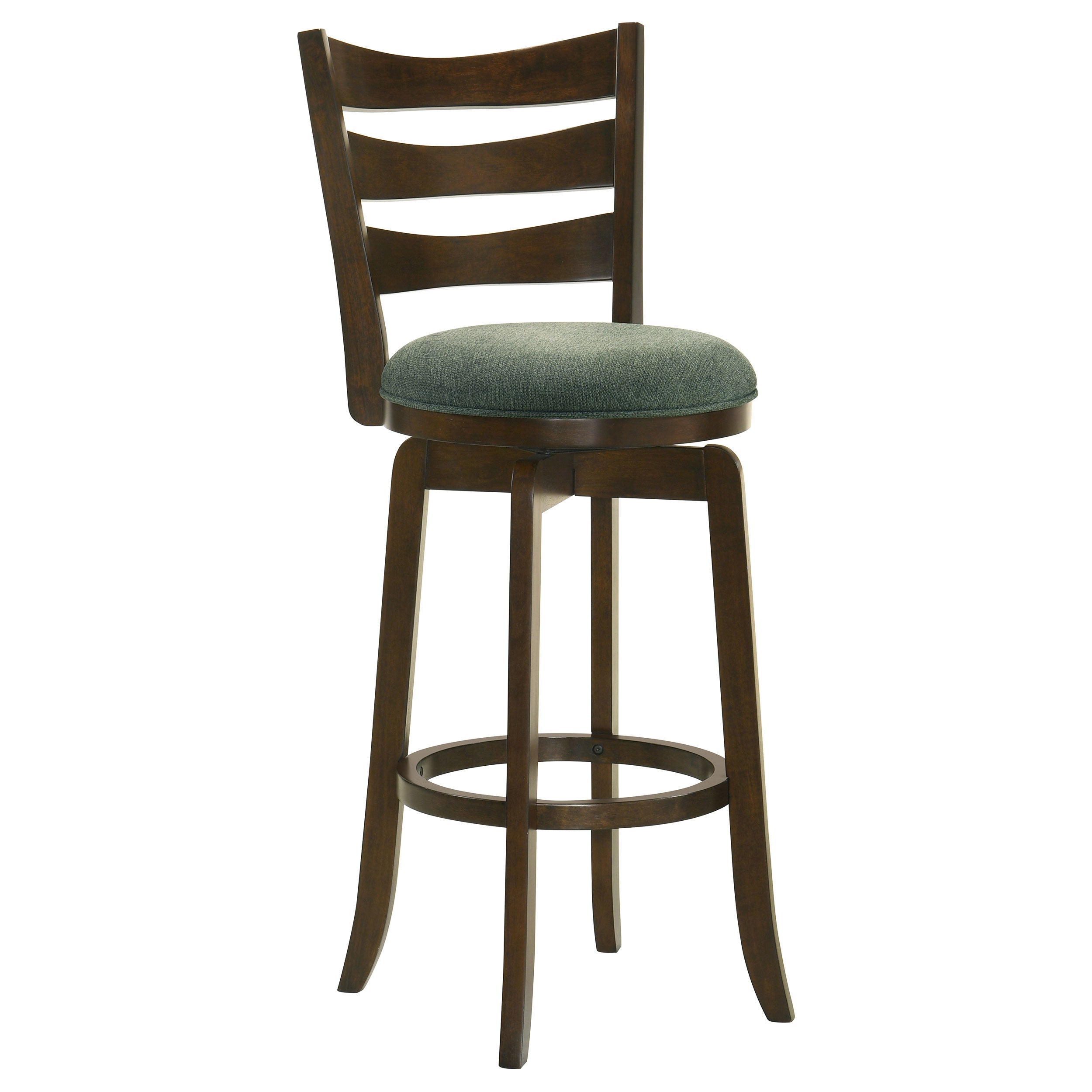 Murphy Wood Pub Height Swivel Bar Chair Hunter Green - MyWaynesHome #