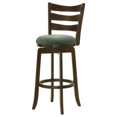 Murphy Wood Pub Height Swivel Bar Chair Hunter Green - MyWaynesHome #