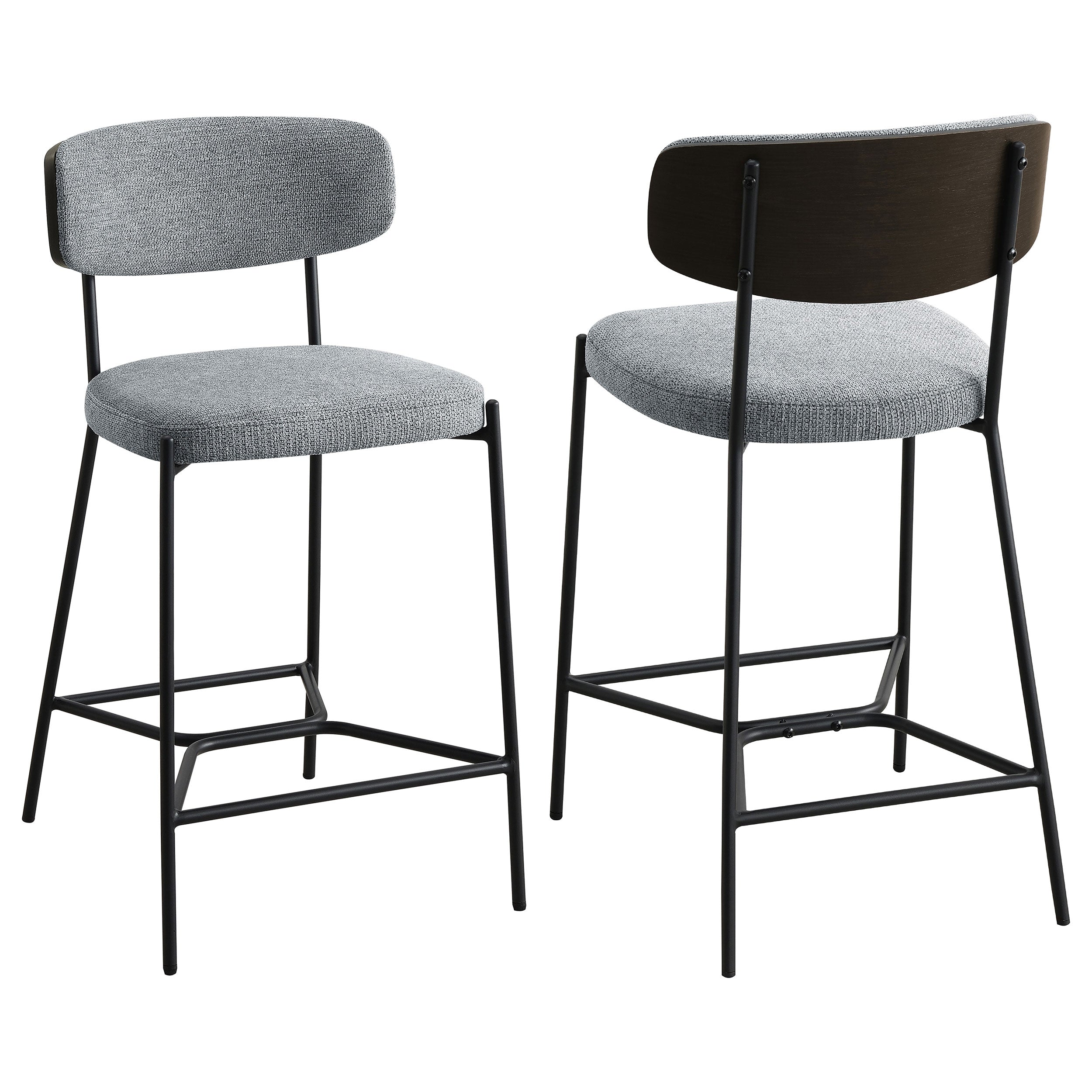 Elison Counter Height Bar Stool Grey (set Of 2) - MyWaynesHome #