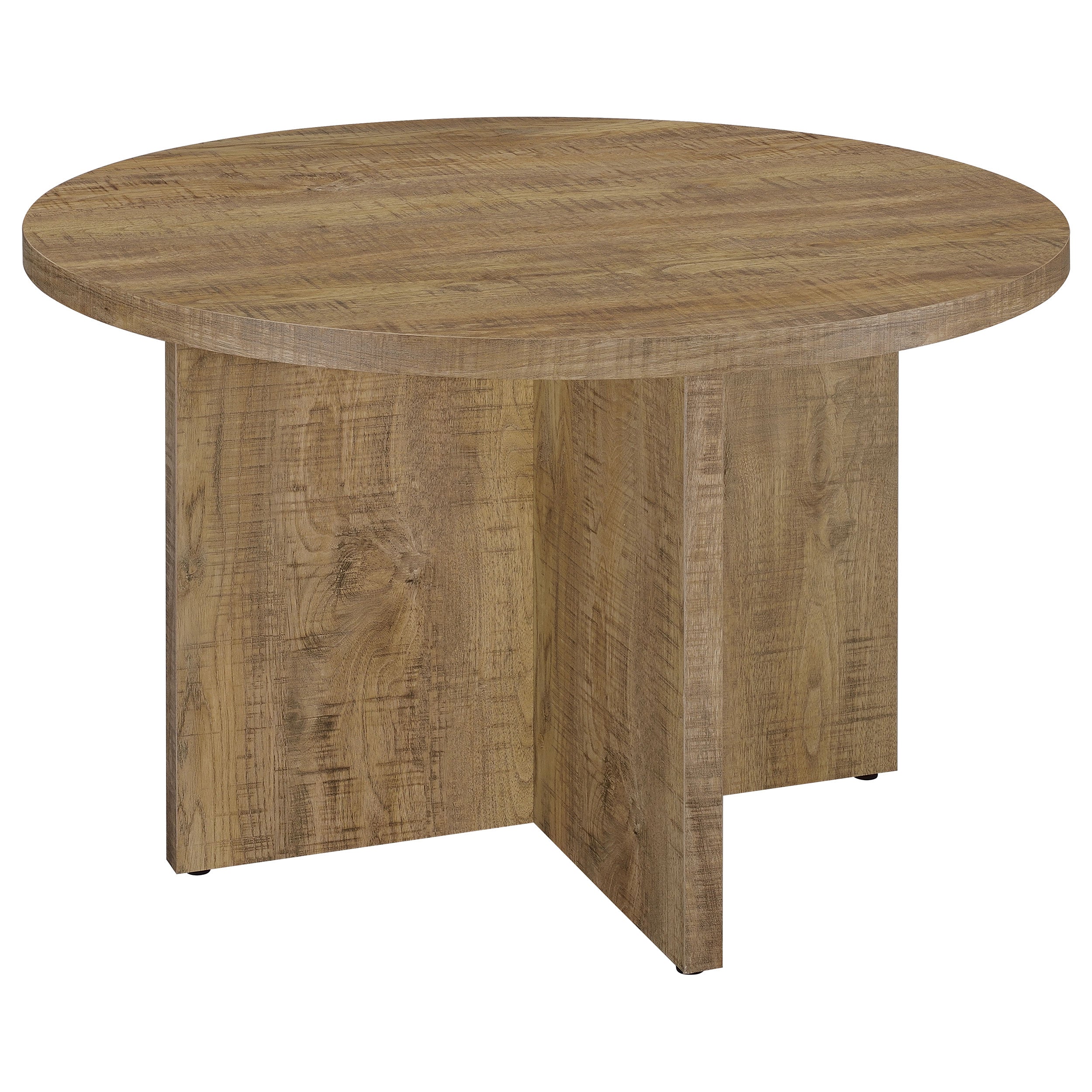 Jamestown Round 47-inch Composite Wood Dining Table Mango - MyWaynesHome #