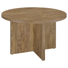Jamestown Round 47-inch Composite Wood Dining Table Mango - MyWaynesHome #
