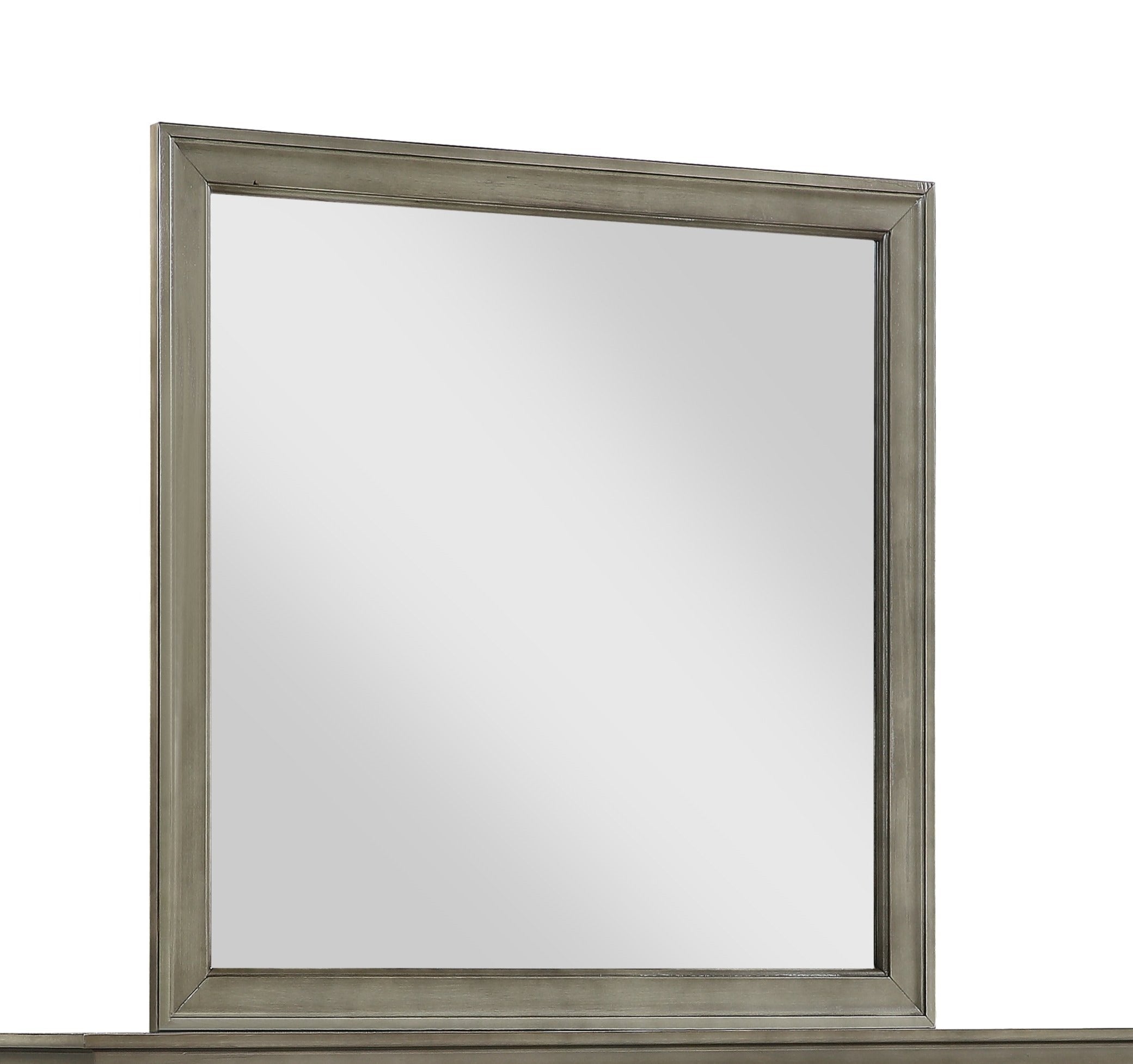 Louis Philip Gray Bedroom Mirror (Mirror Only) - MyWaynesHome #