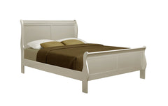 Louis Philip Champagne Queen Sleigh Bed - MyWaynesHome #