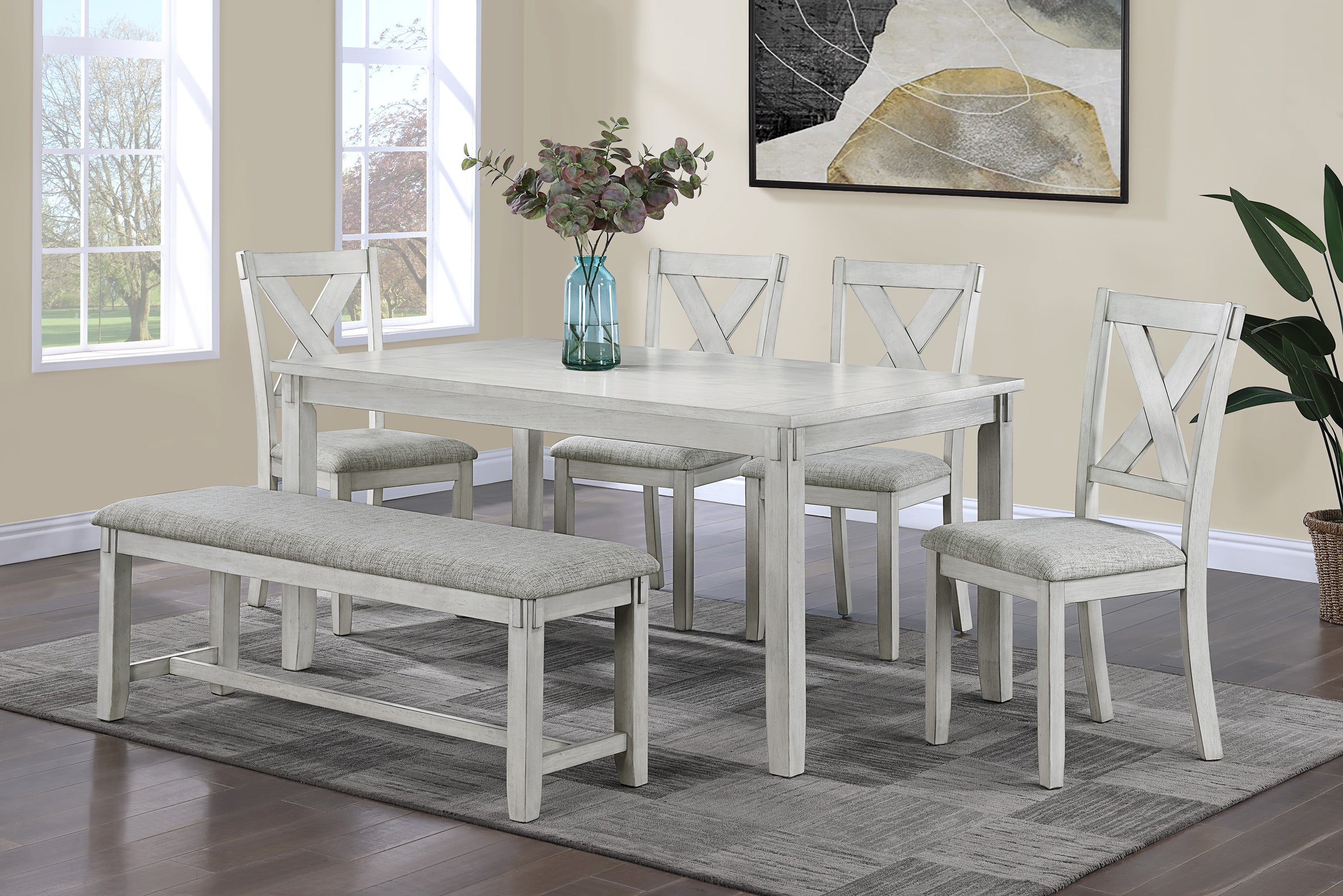 Clara Driftwood Dining Set - MyWaynesHome #