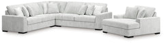 Stupendous 3-Piece Sectional and Oversized Chaise
