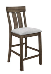 Quincy Grayish Brown Counter Height Chair, Set of 2 - MyWaynesHome #
