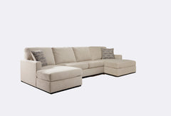 Edenfield 3-Piece Sectional with Double Chaise - MyWaynesHome #
