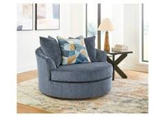 Maxon Place Stone Oversized Swivel Accent Chair - MyWaynesHome #