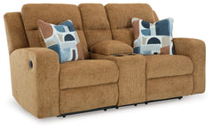 Kanlow Reclining Loveseat with Console - MyWaynesHome #