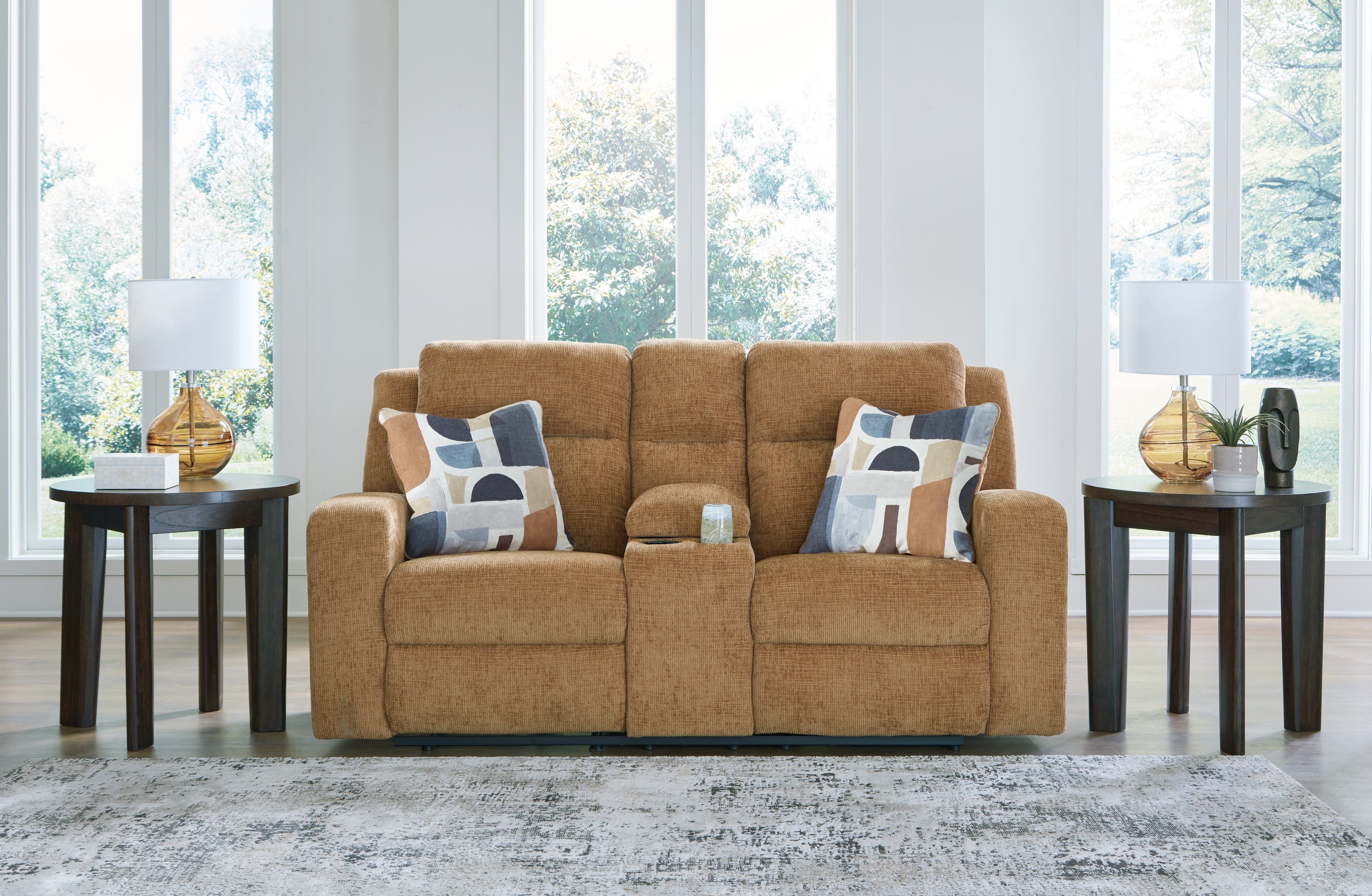 Kanlow Reclining Loveseat with Console - MyWaynesHome #