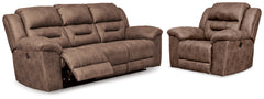 Stoneland Power Reclining Sofa and Power Recliner
