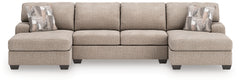 Seyler Lane 3-Piece Sectional with Double Chaise