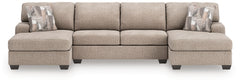 Seyler Lane 3-Piece Sectional with Double Chaise