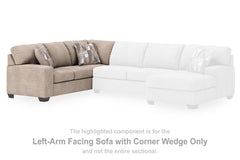 Seyler Lane Left-Arm Facing Sofa with Corner Wedge