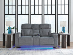 Studio Cave Power Reclining Loveseat with Console