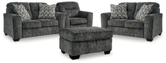 Lonoke 2 Loveseats, Oversized Chair and Ottoman