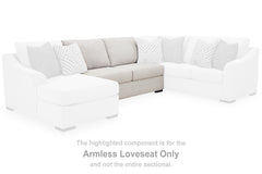 Koralynn Armless Loveseat