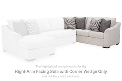 Koralynn Right-Arm Facing Sofa with Corner Wedge