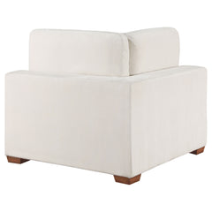 Lakeview Upholstered Corner Chair Ivory - MyWaynesHome #