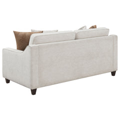 Christine 2-piece Upholstered Sloped Arm Sofa Set Beige - MyWaynesHome #