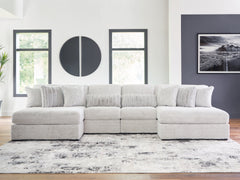 Cuddle Plush 4-Piece Sectional with Chaise