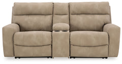 Next-Gen DuraPella 3-Piece Power Reclining Sectional Loveseat with Console - MyWaynesHome #