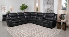 Sycamore Upholstered Power Reclining Sectional Sofa Grey - MyWaynesHome #