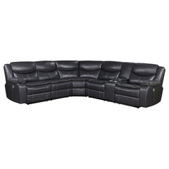 Sycamore Upholstered Power Reclining Sectional Sofa Grey - MyWaynesHome #