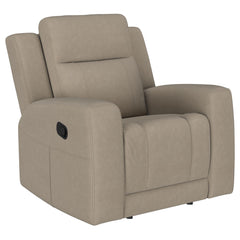 Brentwood Upholstered Recliner Chair Taupe - MyWaynesHome #
