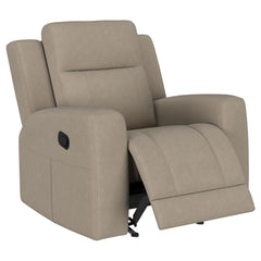 Brentwood Upholstered Recliner Chair Taupe - MyWaynesHome #