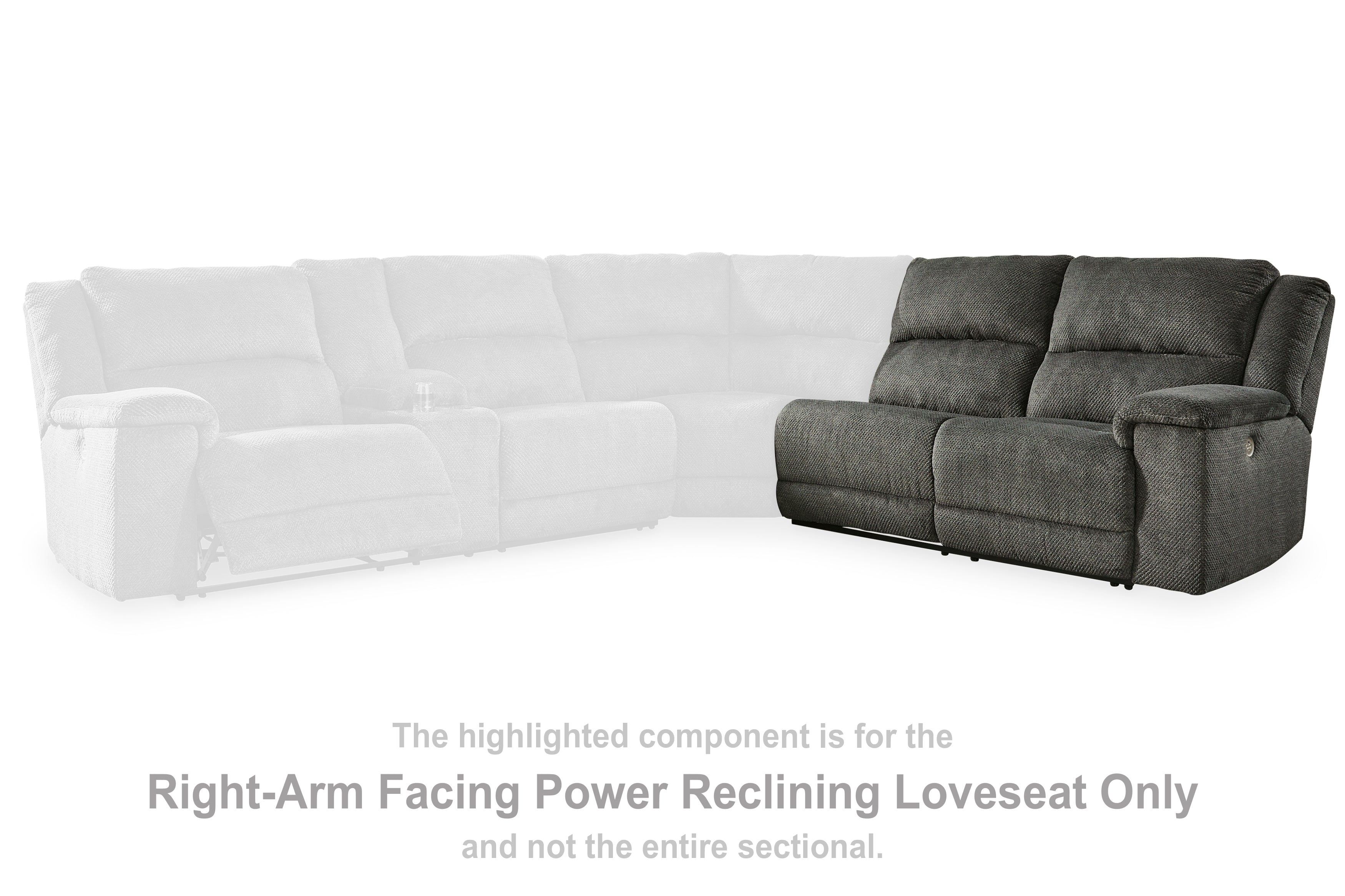 Keensburg Right-Arm Facing Power Reclining Loveseat - MyWaynesHome #