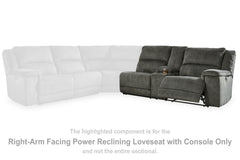 Keensburg Right-Arm Facing Power Reclining Loveseat with Console - MyWaynesHome #