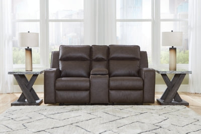 Lavenhorne Reclining Loveseat with Console - MyWaynesHome #