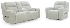 Forest Lake Power Reclining Loveseat and Power Recliner
