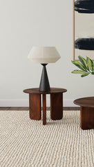 Dale Round Solid Mango Wood Side End Table Brown - MyWaynesHome #