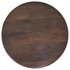 Dale Round Solid Mango Wood Coffee Table Brown - MyWaynesHome #