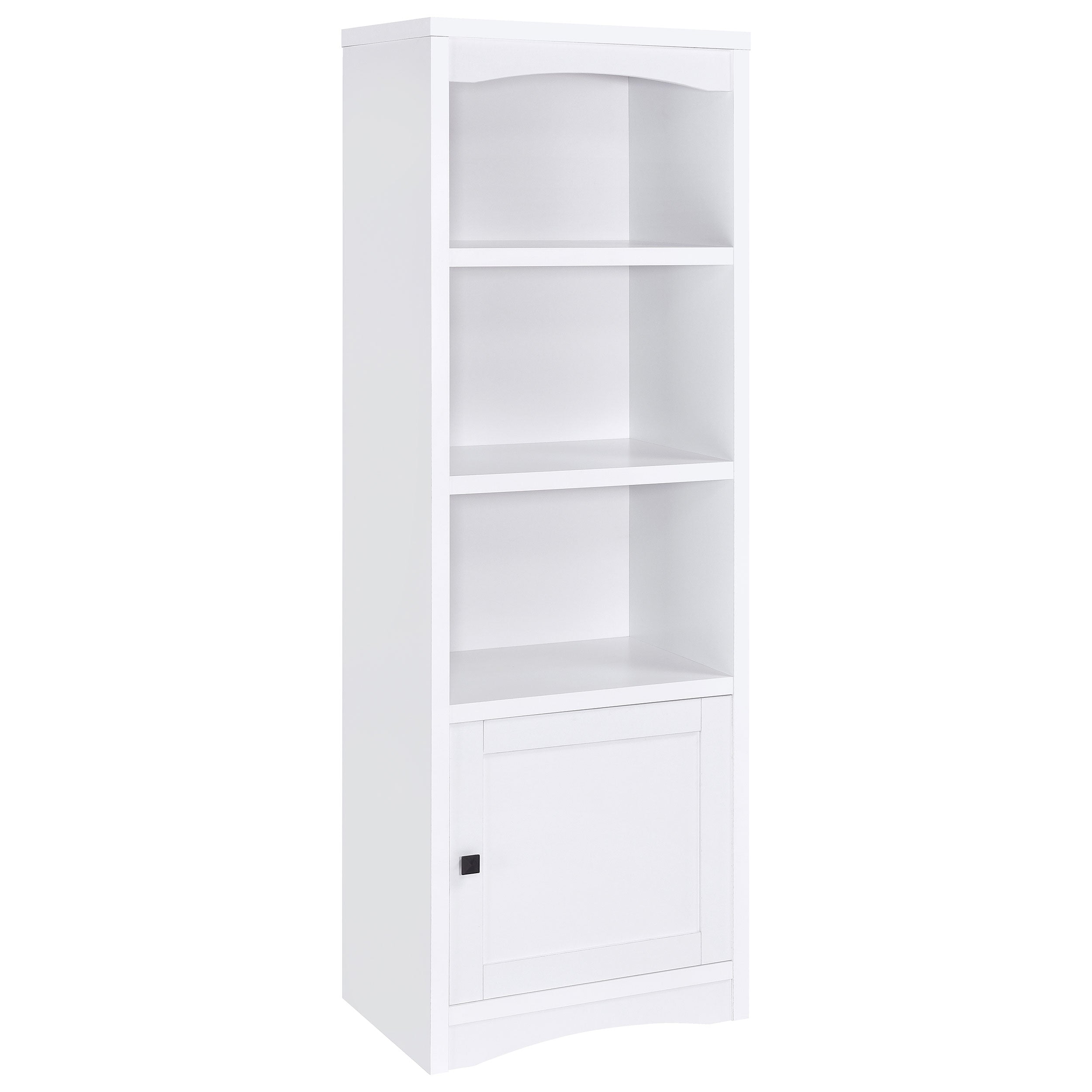 Laughlin 3-shelf Engineered Wood Media Tower White - MyWaynesHome #