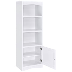 Laughlin 3-shelf Engineered Wood Media Tower White - MyWaynesHome #