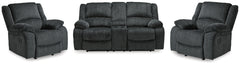 Draycoll Reclining Loveseat and 2 Recliners