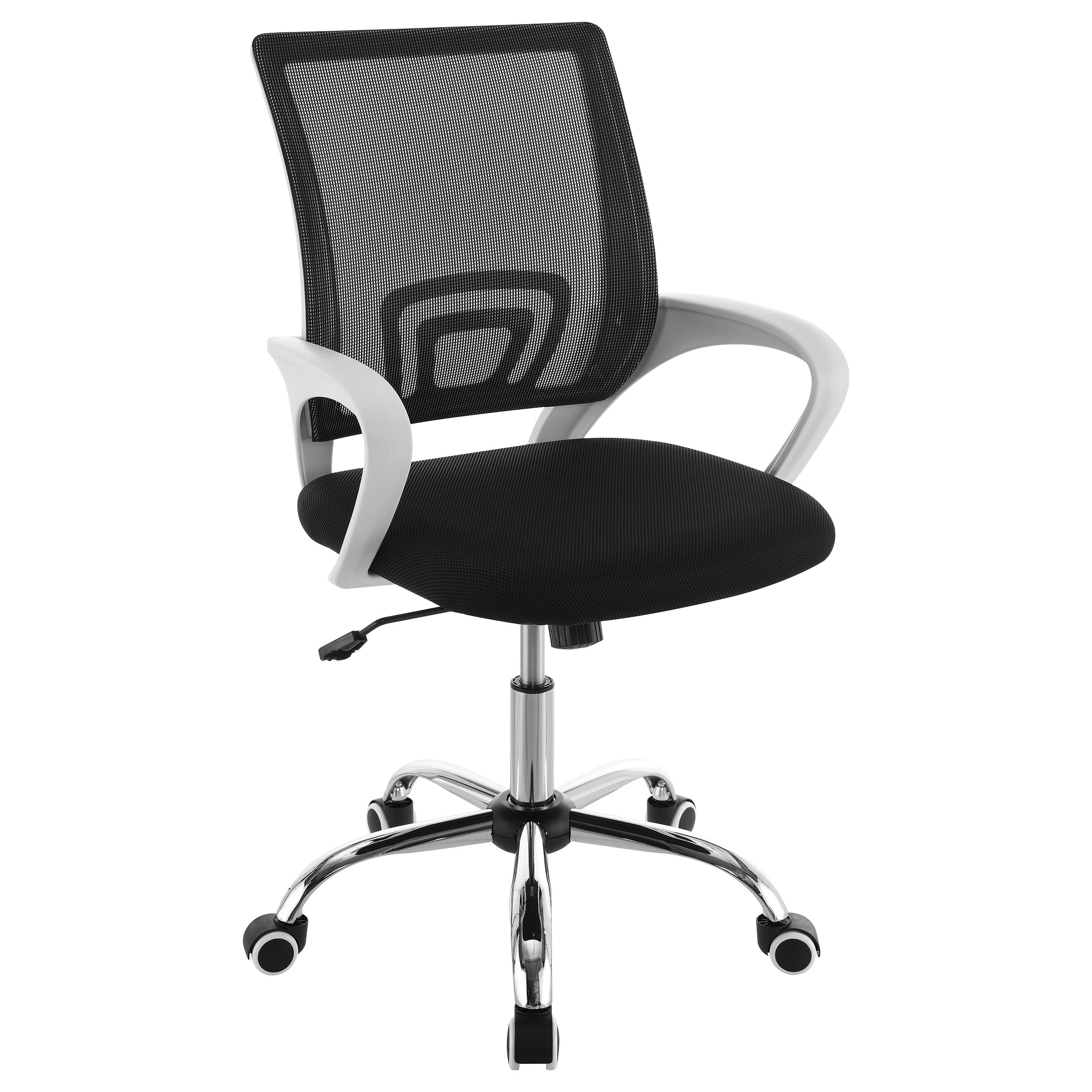 Felton Upholstered Adjustable Home Office Desk Chair Black - MyWaynesHome #