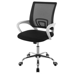 Felton Upholstered Adjustable Home Office Desk Chair Black - MyWaynesHome #