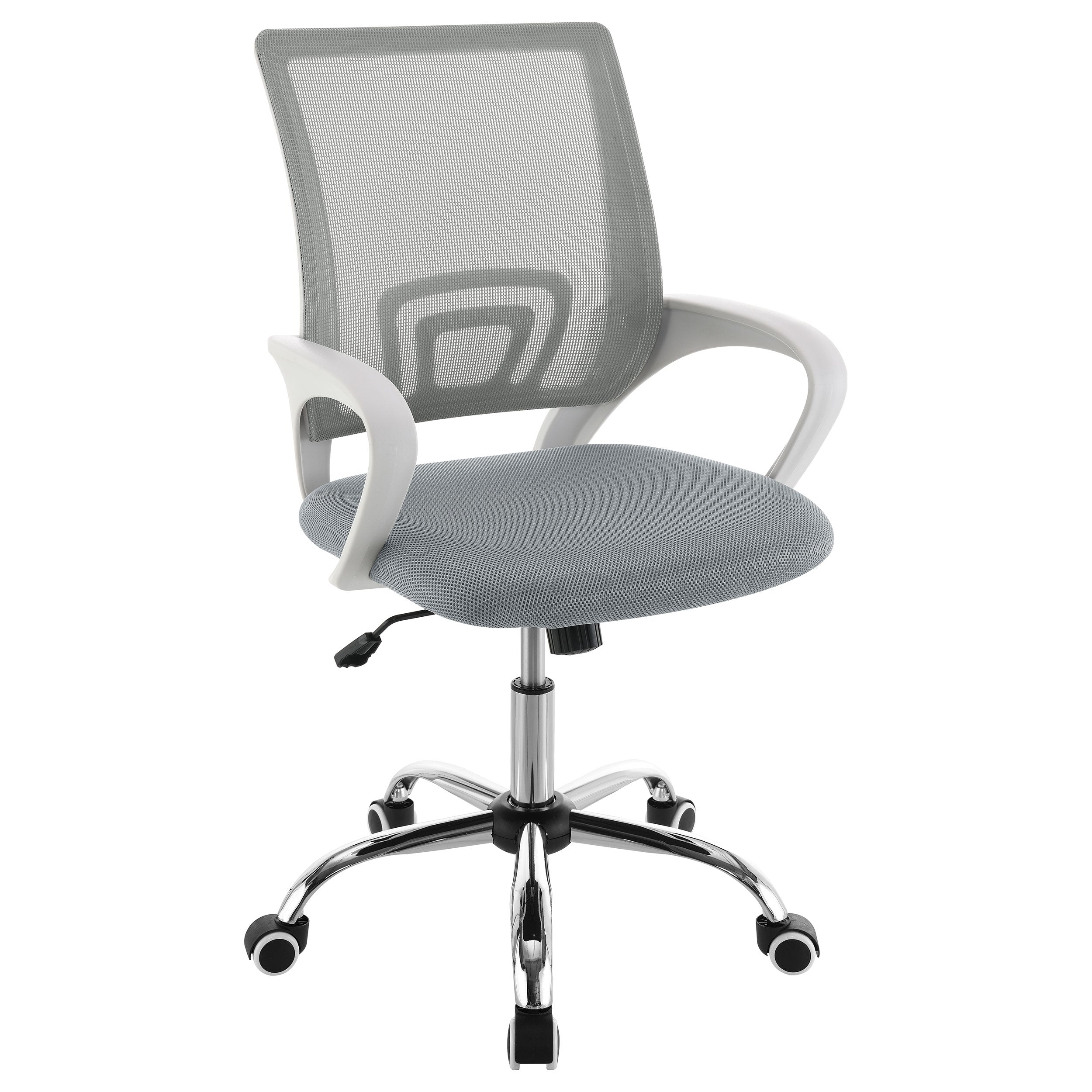Felton Upholstered Adjustable Home Office Desk Chair Grey - MyWaynesHome #